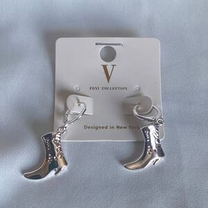 Hoop earrings Cowboy boots
